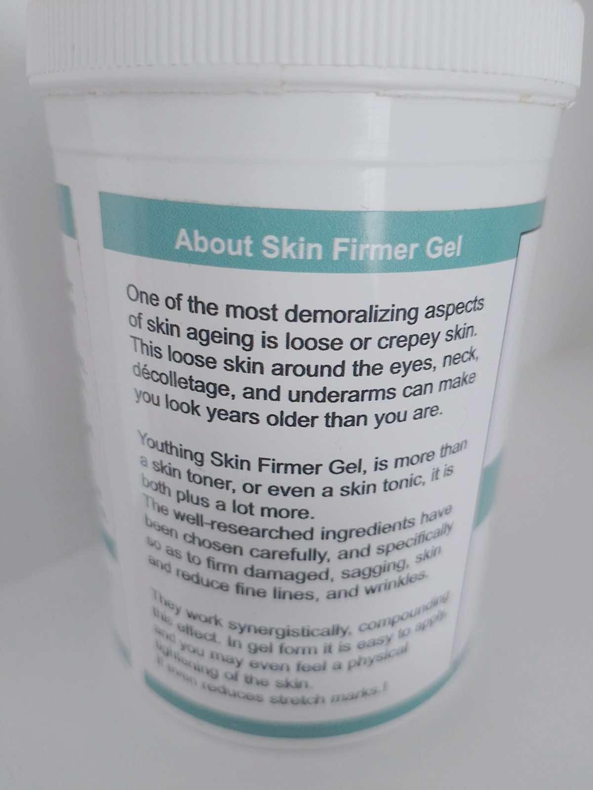Skin Firmer Gel Tub 150ml - Image 2